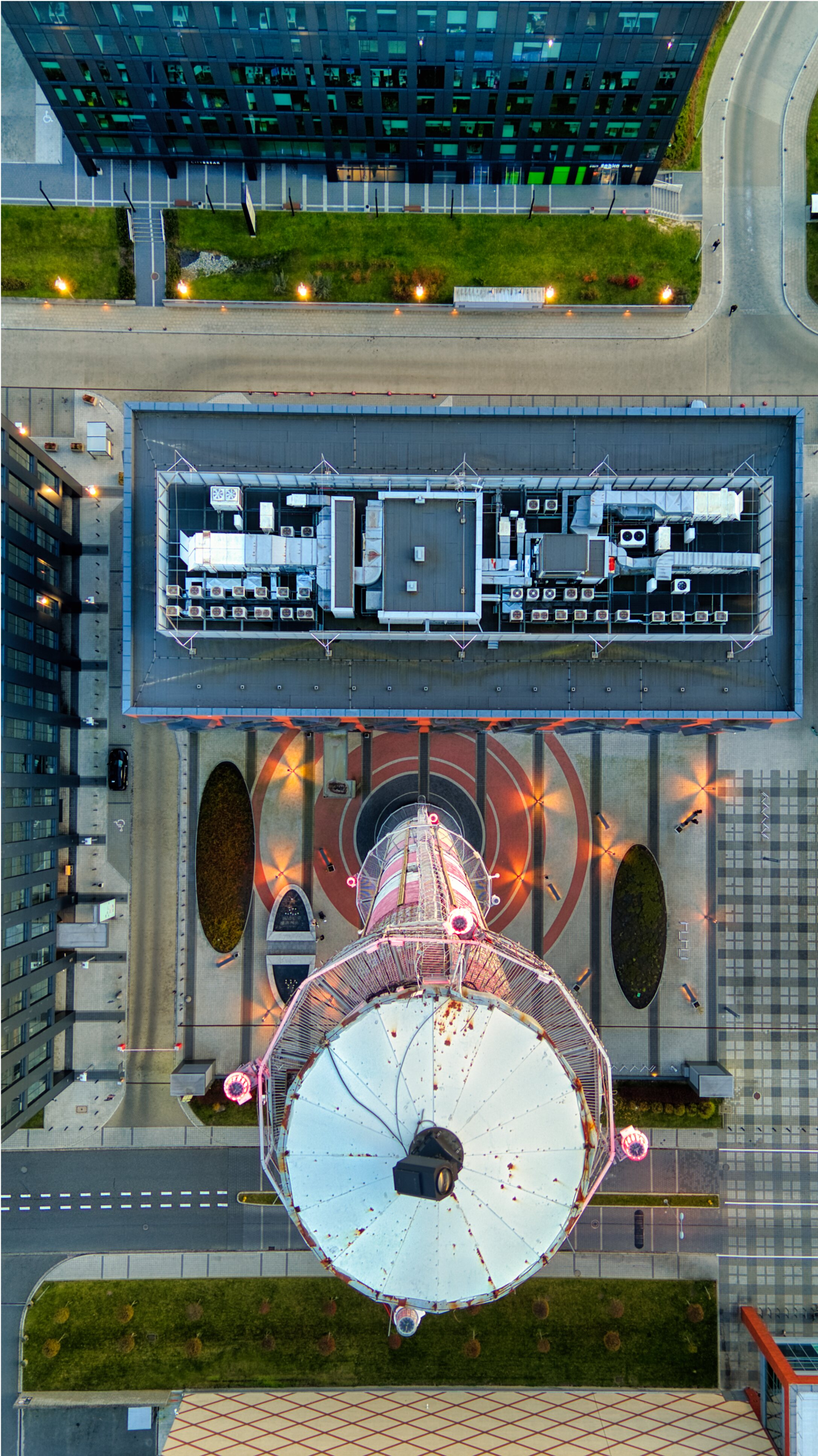 Inspekcja techniczna komina z drona